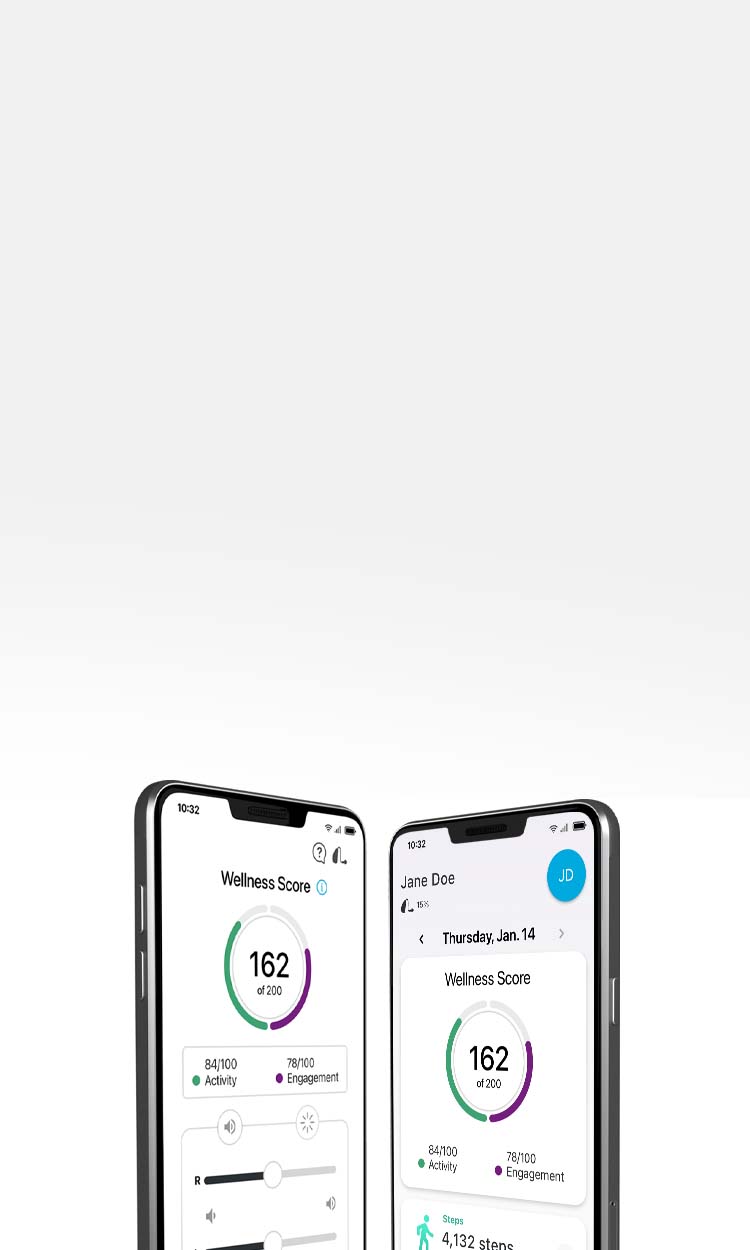 mobile app phone screens