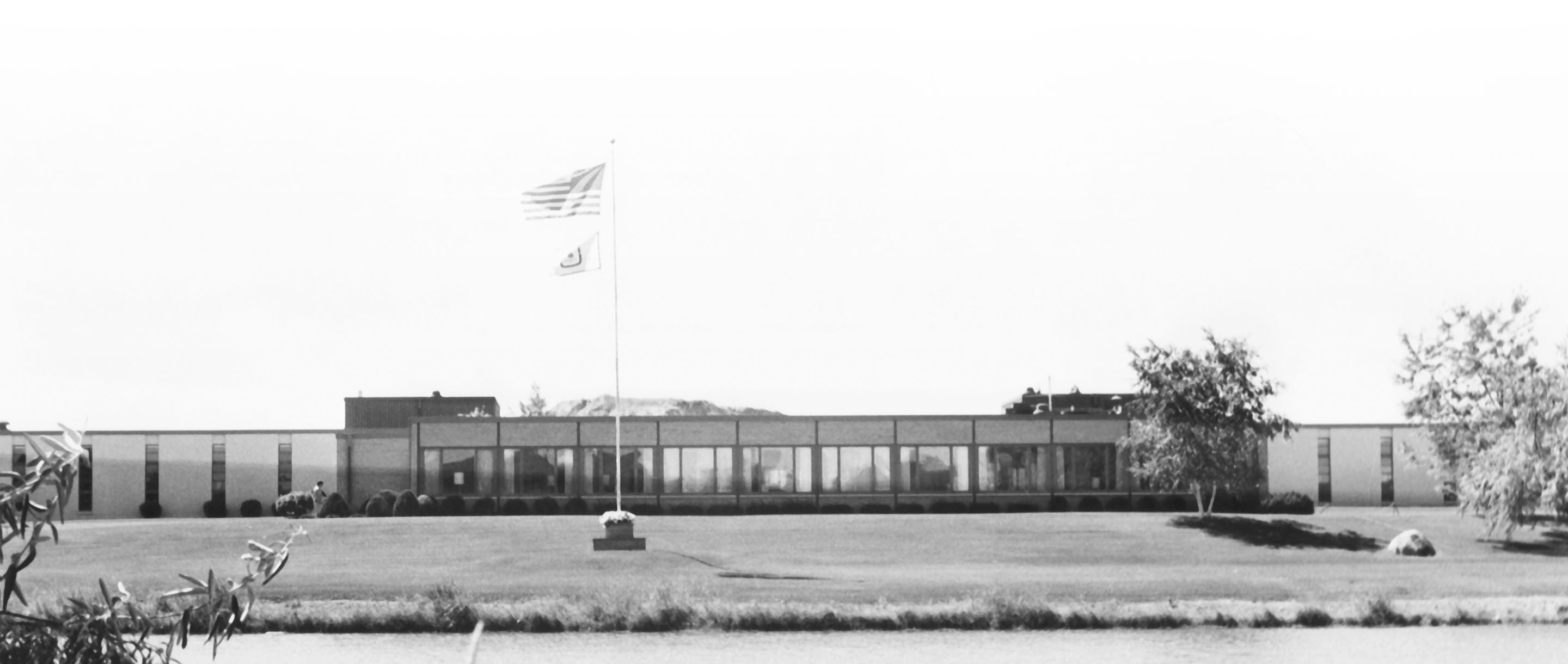 An old image of Starkey's original building in Eden Prairie