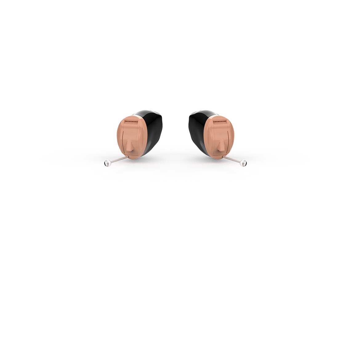 A pair of IIC hearing aids