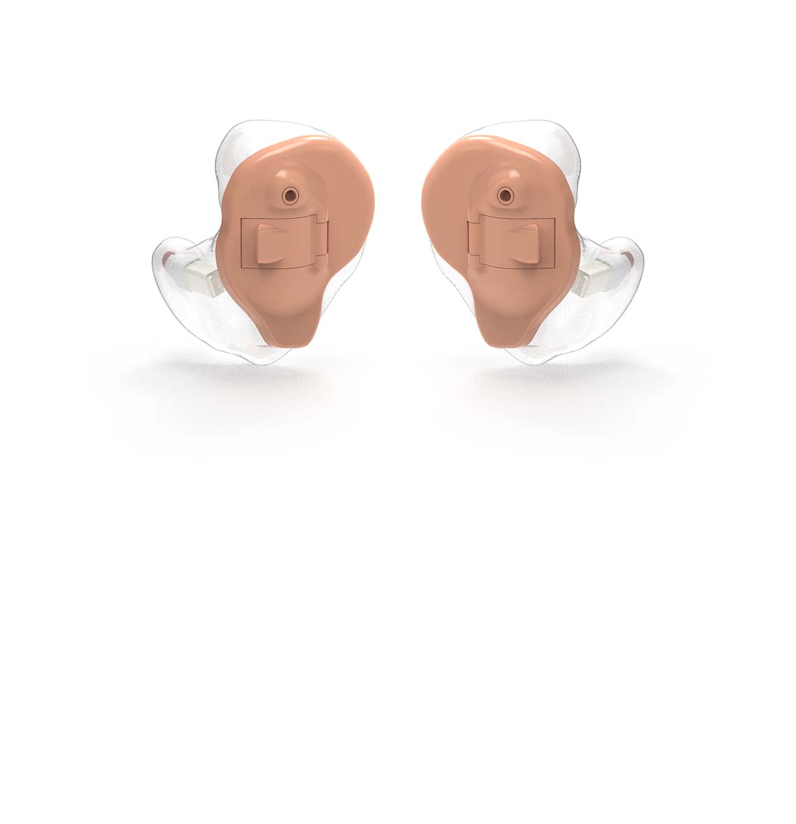 A pair of ITE hearing aids