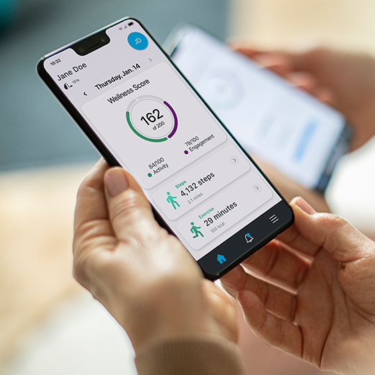 Thrive Hearing Control App on mobile phone