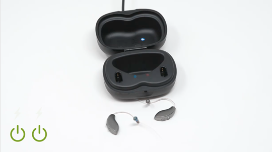 Genesis AI How to Power RIC Hearing Aids On and Off