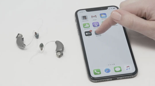 Hearing aids with Apple phone
