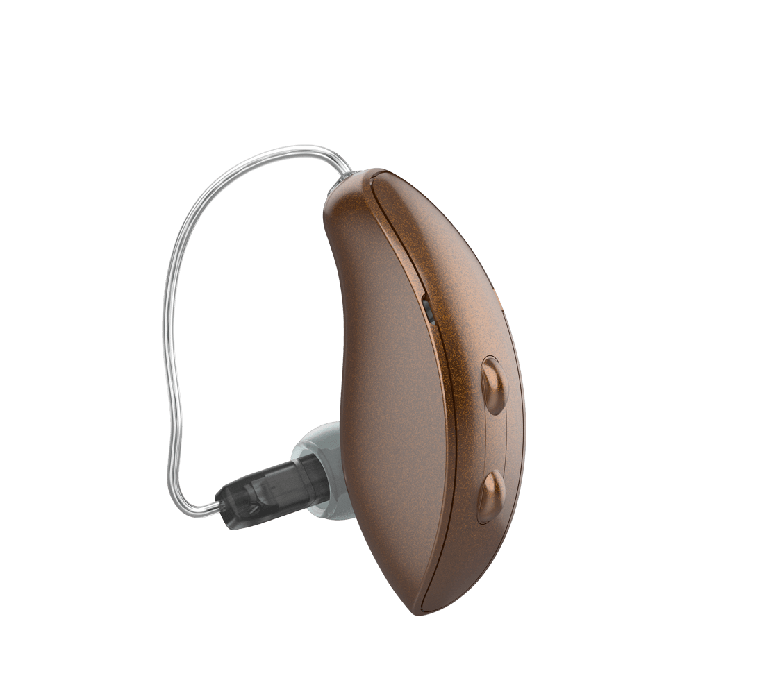 Caramel RIC RT hearing aid